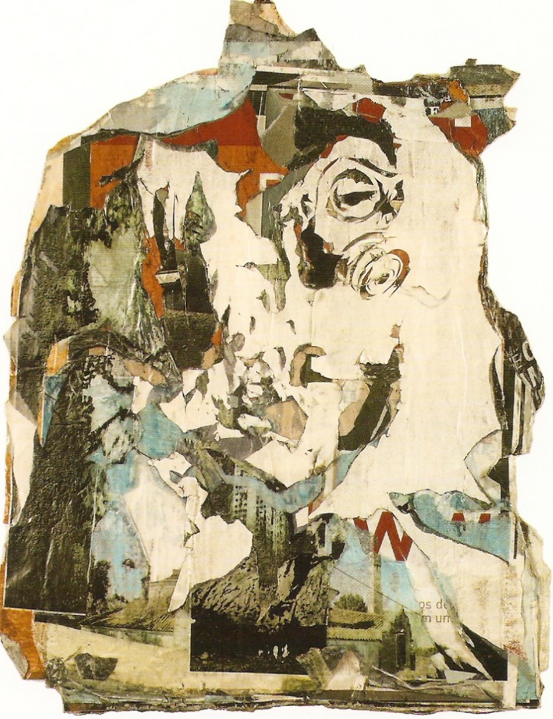 Posters de rua colados em layers e tinta branca
174x140 cm