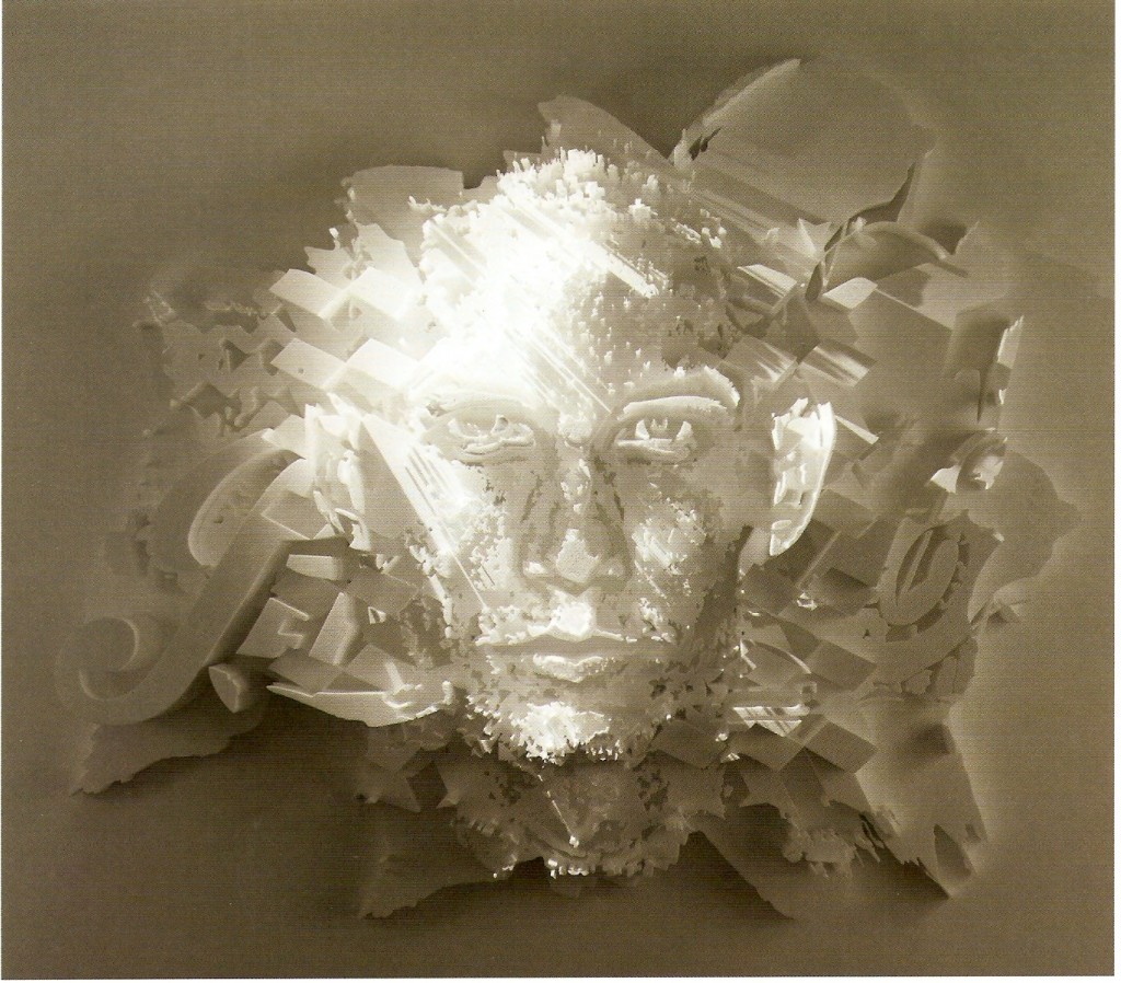 Esferovite cortada a quente e colada à mão
220 x 180 x 35cm