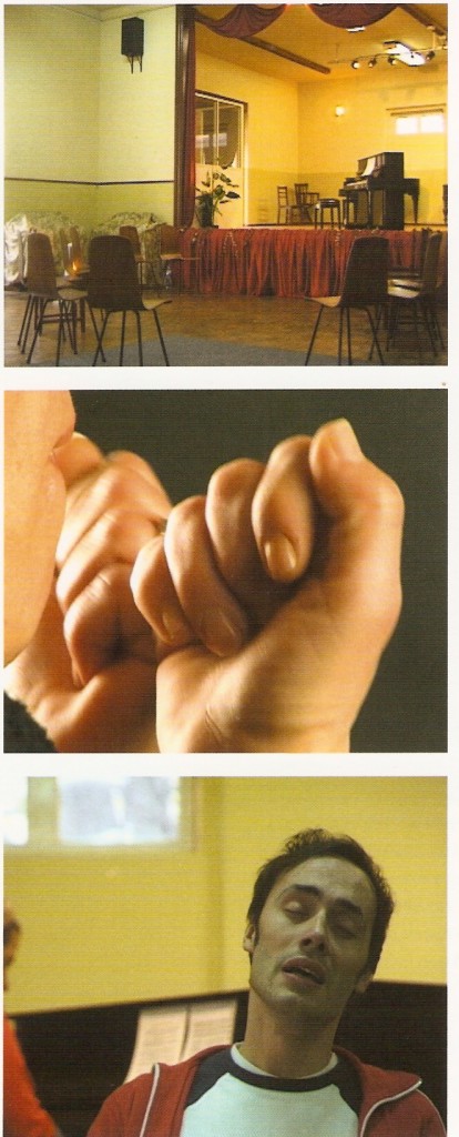 Vídeo, loop, cor e som color. Edição nº 2/5' dimensões variáveis (de projecção), 10’45’’ ( Vista da instalação)