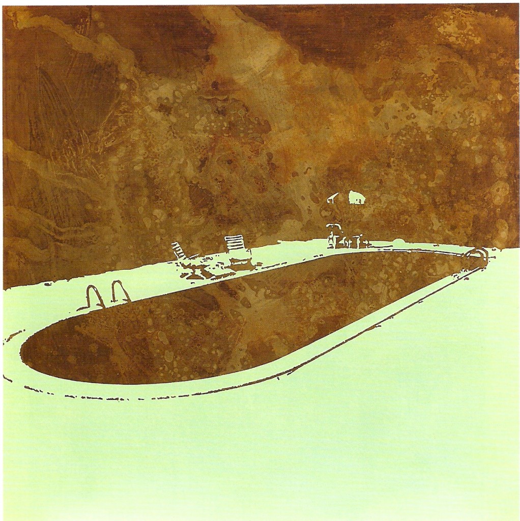 Técnica mista sobre ferro, 140x140 cm