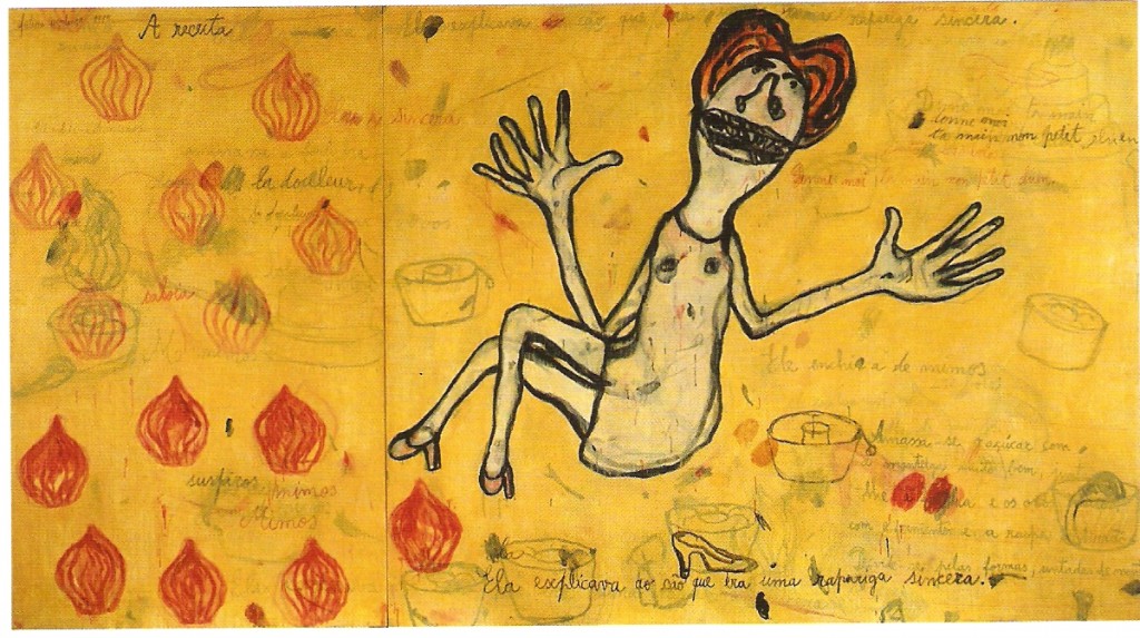 Óleo e lápis s/ Tela, Díptico, 190x345cm