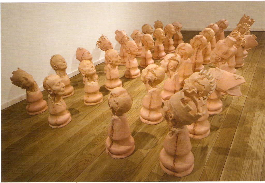 Cera, gesso e plástico
59x22x22cm (x32)