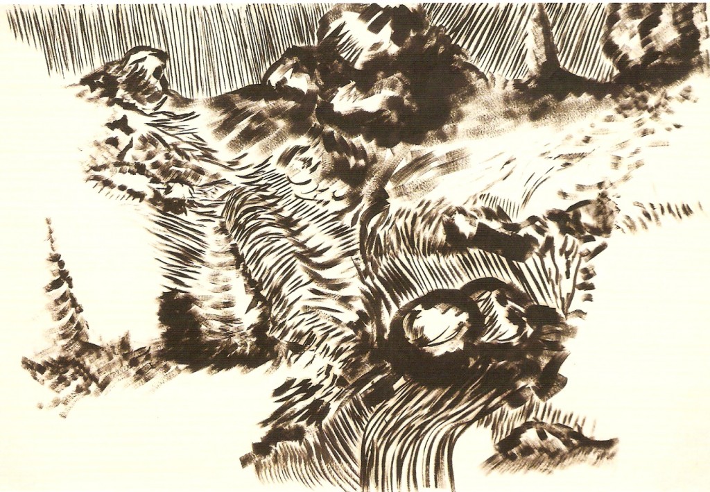 Acrílico sobre papel, 
210x320cm