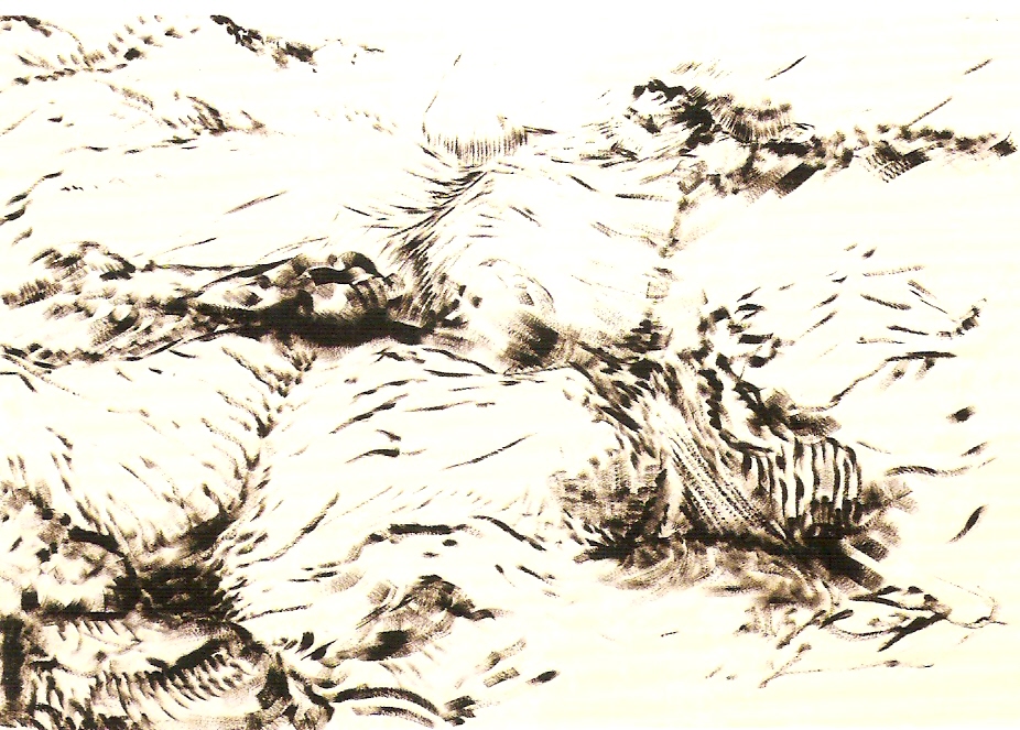 Acrílico sobre papel, 210x320 cm