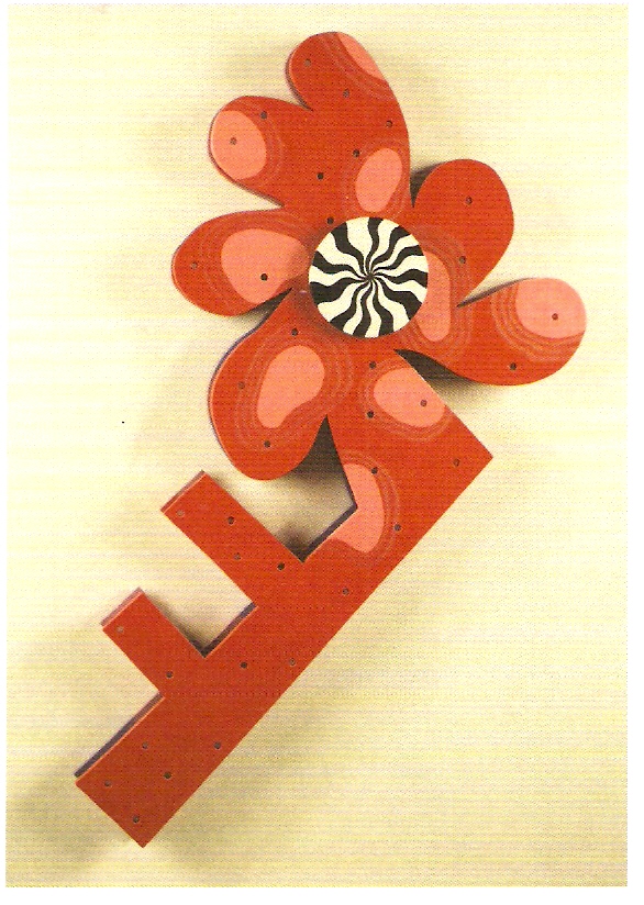 Acrílico sobre madeira, 
95 x 57 x 6 cm