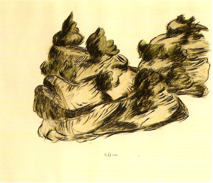 Aguarela sobre papel, 66x65 cm