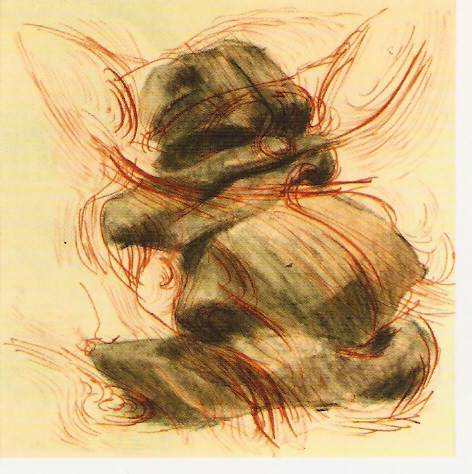 Aguarela sobre papel, 
31x31 cm,