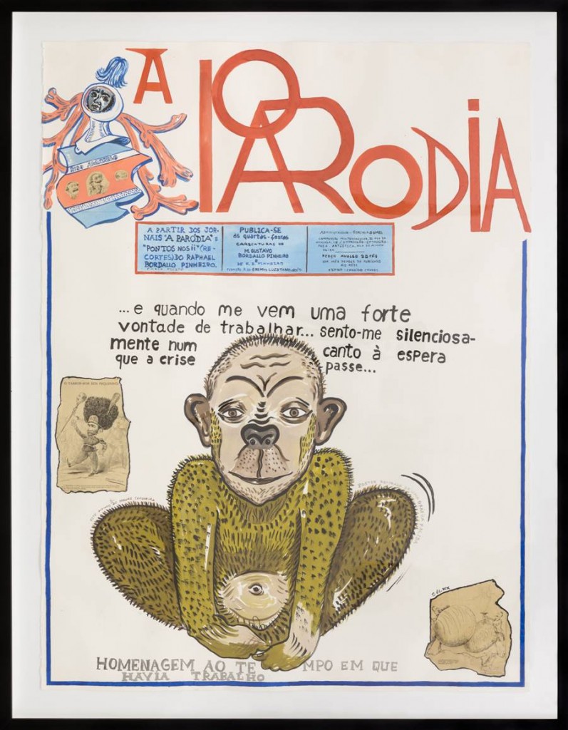 Tinta-da-china, acrílico e colagem sobre papel
141,5x172cm